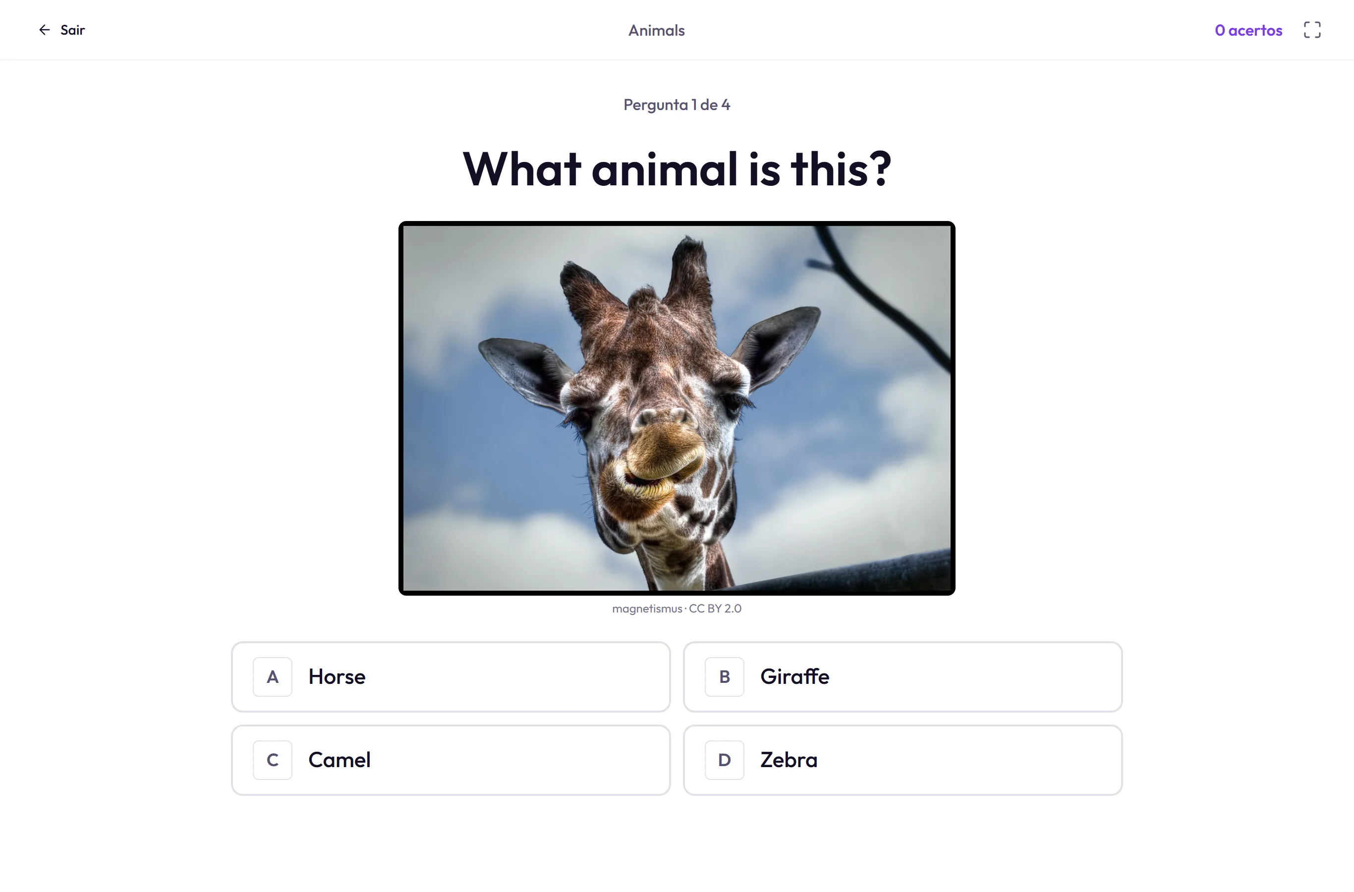 Escola virtual: quiz ao vivo
